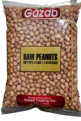 Gazab Raw Peanut 4lb