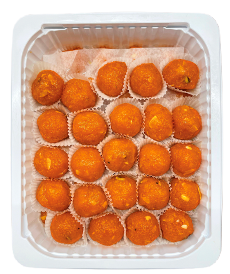 BRAR'S JUMBO MOTICHOOR LADOO 1x6LBx3TRAY(18LBS MC)ABRAR'S MOTICHOOR LADOO 1x6LBx3TRAY(18LBS MC)