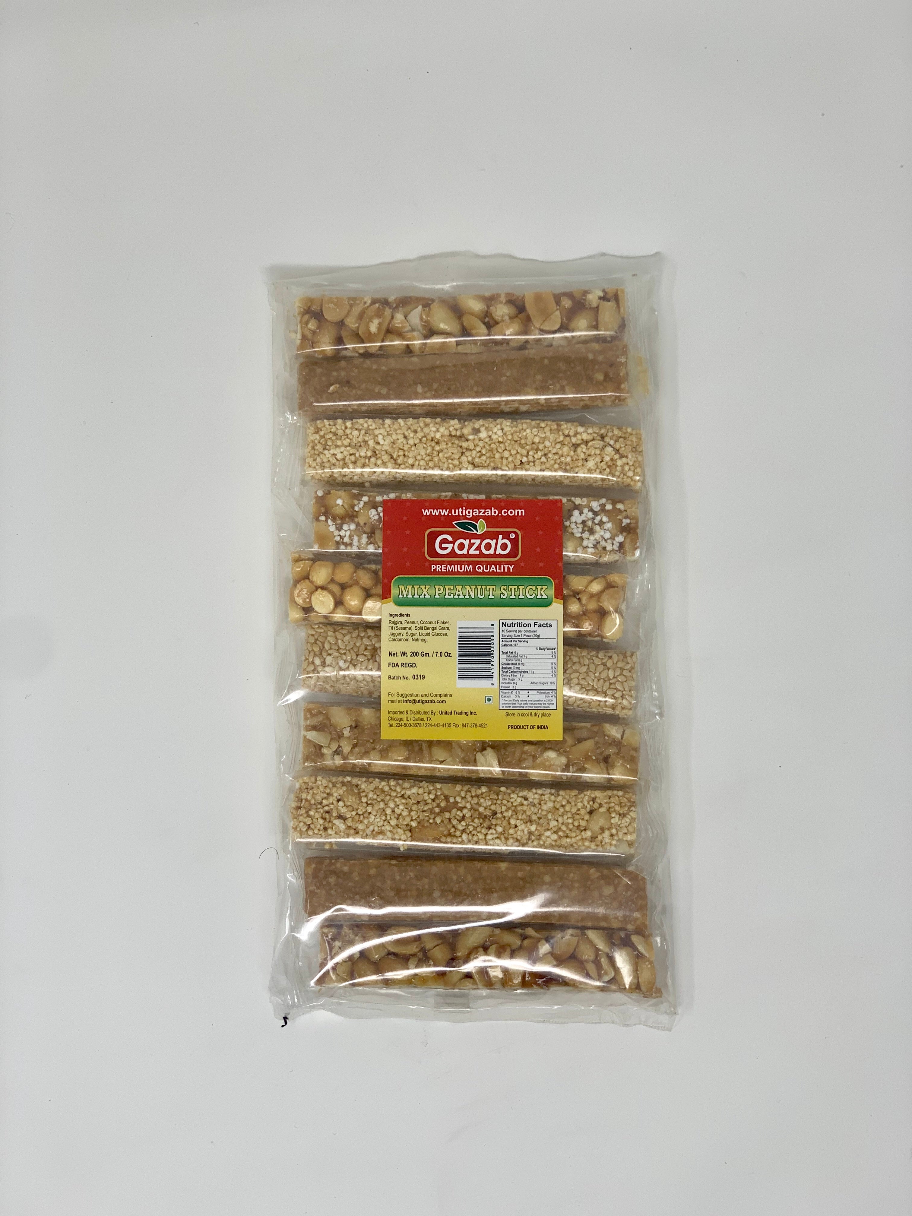 GAZAB MIX CHIKKI STICKS 200G