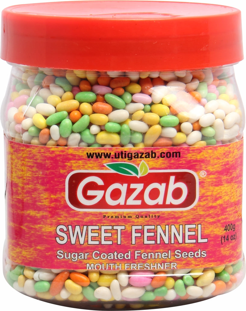 Gazab Sugar Coated Fennel Seeds 400G