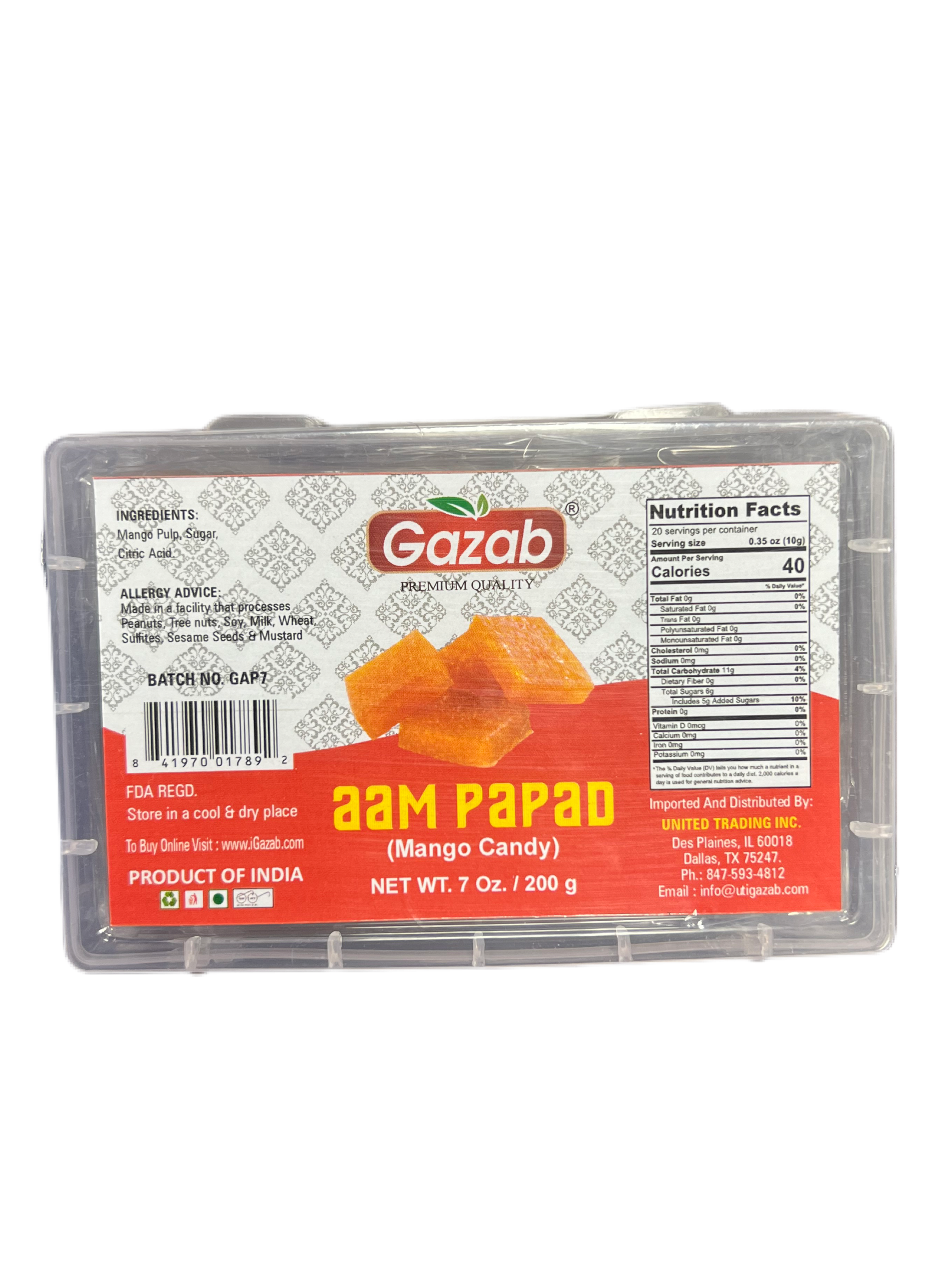 Gazab Aam Papad 200G